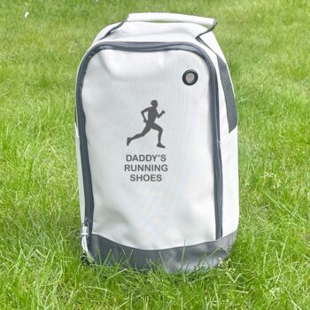 Personalised Running Man Shoes Boot Bag, 2 of 8