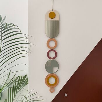 Lines Modern Art Wall Hanging Colourful Wooden Wall Art, 9 of 9