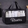 Personalised Embroidered Clear Panel Cosmetic Case, thumbnail 5 of 5