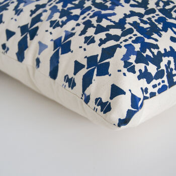 Blue Print Cushion Cover, 3 of 3