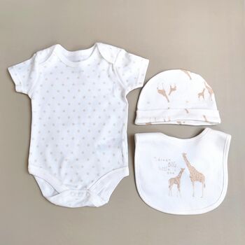 Unisex New Mum And New Baby Giraffe Baby Hamper, 6 of 12