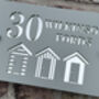 Personalised Beach Huts Design House Sign Acrylic, thumbnail 6 of 9