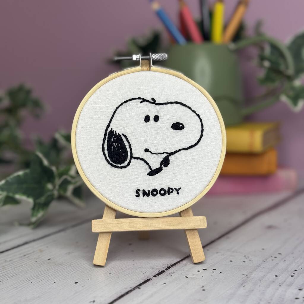 Peanuts Snoopy Mini Embroidery Kit, 1 of 5