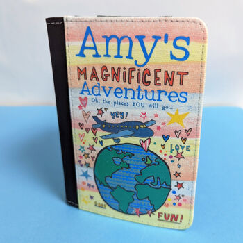 Personalised Travelling The World Passport Holder, 9 of 12