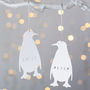 Personalised Penguin Christmas Decoration, thumbnail 1 of 2