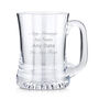 Personalised Waisted Beer Glass Tankard, thumbnail 1 of 5