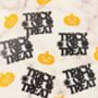 25 X Trick Or Treat Confetti, Pumpkin, Halloween Party Table Decor, thumbnail 3 of 5
