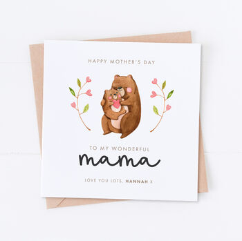 Personalised Mother's Day Bear Card, 3 of 3