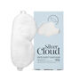 Silver Cloud White Fluffy Satin Sleep Eye Mask, thumbnail 1 of 4