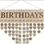 Wooden Birthday Reminder Wall Plaque, Four Designs, Christmas Gift, thumbnail 2 of 4