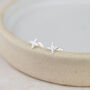 Sterling Silver Mini North Star Studs, thumbnail 2 of 3