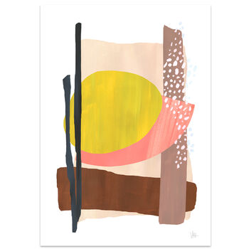 Abstract Shapes Ortus Art Print, 4 of 8