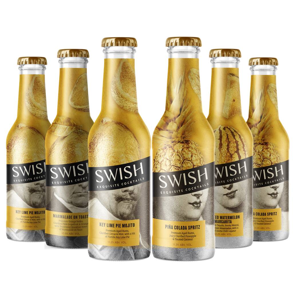 Mixed Alcoholic Cocktail Gift Box By SWISH Cocktails