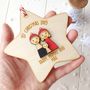 Personalised Couple And Kitten Christmas Decoration, thumbnail 4 of 5
