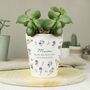 Personalised Wild Flowers Plant Pot, thumbnail 1 of 3