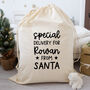 Personalised Santa Sack For Christmas Presents, thumbnail 2 of 6