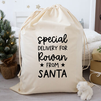 Personalised Santa Sack For Christmas Presents, 2 of 6