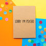 'Sorry I'm Psycho' Funny Apology Card, thumbnail 1 of 2