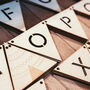 Wooden Bunting Letters, thumbnail 5 of 8