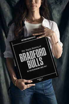 Bradford Bulls Personalised Rugby League Gift Newspaper History Book, 11 of 12