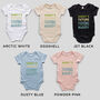 Organic Cotton Daddy's Future Fishing Buddy Baby Grow, thumbnail 5 of 6