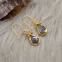 Labradorite Cute Dangle Silver Earrings, thumbnail 7 of 8