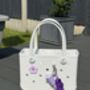 Small Size Crocbagg Tote, 25 Colours, thumbnail 4 of 12