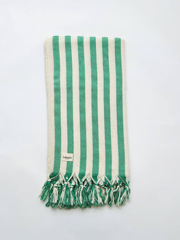 Brighton Stripe Hammam Towel, 9 of 12