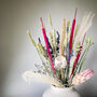 Dried Protea And Pink Typha Bouquet 'flamingo', thumbnail 1 of 9