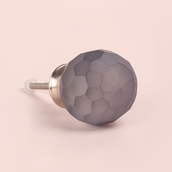 G Decor Diamond Ball Stylish Matt Glass Knobs, 4 of 9