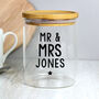 Free Text Personalised Glass Jar Bamboo Lid, thumbnail 9 of 9