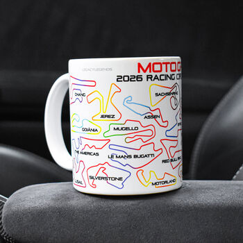 Moto 2026 Gp Racing Circuits Mug White Edition, 2 of 5