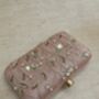 Pink Pearl Handcrafted Clutch Bag, thumbnail 2 of 5