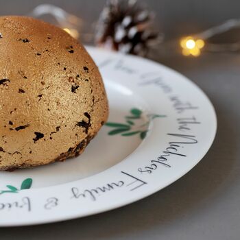 Personalised Christmas Pudding And Cake Plate, 5 of 6