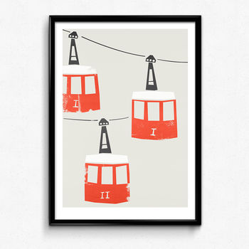 Barcelona Cable Cars Print, 6 of 6