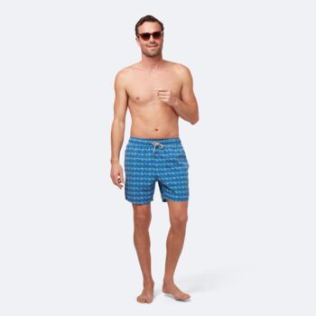 Father And Son Matching Wave Print Swim Shorts, 3 of 8