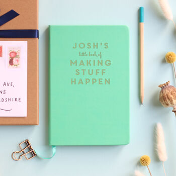 'Making Stuff Happen' Personalised Planning Notebook, 5 of 12
