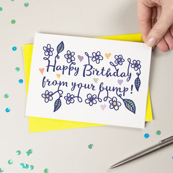 Happy Birthday From Bump Card, 3 of 5