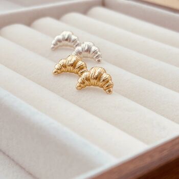 Croissant Stud Earrings, 5 of 6