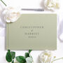 Personalised Wedding Linen Guest Book, thumbnail 4 of 7