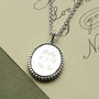 Engravable Sterling Silver Oval Necklace, thumbnail 2 of 6