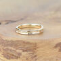 Solid Gold Textured Wedding Band, thumbnail 1 of 4