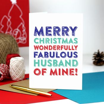 Merry Christmas Wife Of Mine Card, 2 of 2