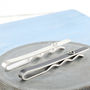 Sterling Silver Wedding Heart Tie Clip, thumbnail 6 of 6