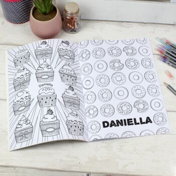 Personalised Baking Colouring Book, 3 of 6