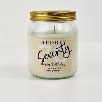 70th Special Birthday Candle | Personailsed, 2 of 3