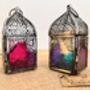Sweet Mini Silver Moroccan Style Lantern, thumbnail 6 of 9