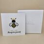 Boxed 'Bee Yourself' Star Stud Earrings Card, thumbnail 2 of 3