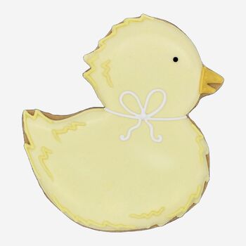 Personalised Hand Iced Baby Duck Letterbox Biscuits, 6 of 6