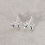 Bow Stud Earrings, thumbnail 2 of 2